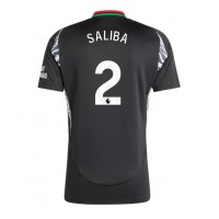 Arsenal William Saliba #2 Bortatröja 2024-25 Korta ärmar